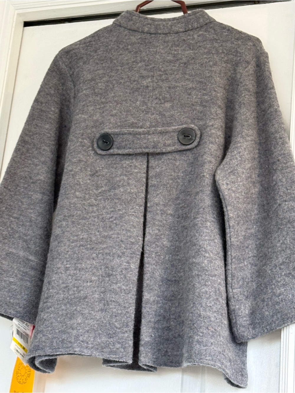 Ruby Rd. Gray Button-Front Wool Blend Jacket - Picture 3 of 12